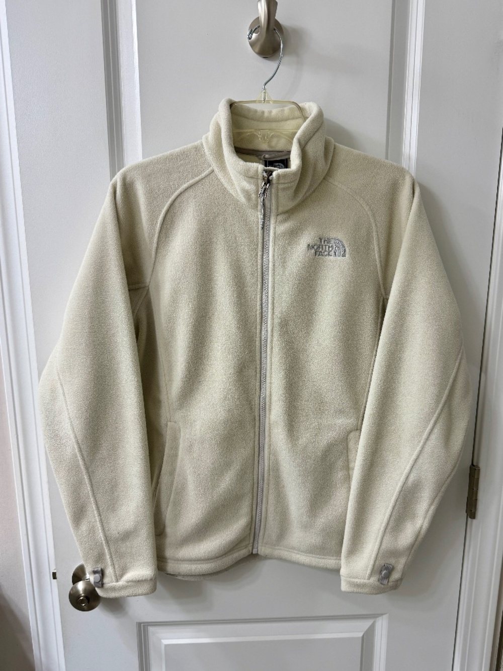 The North Face Womens Fleece Jacket Cream Size M